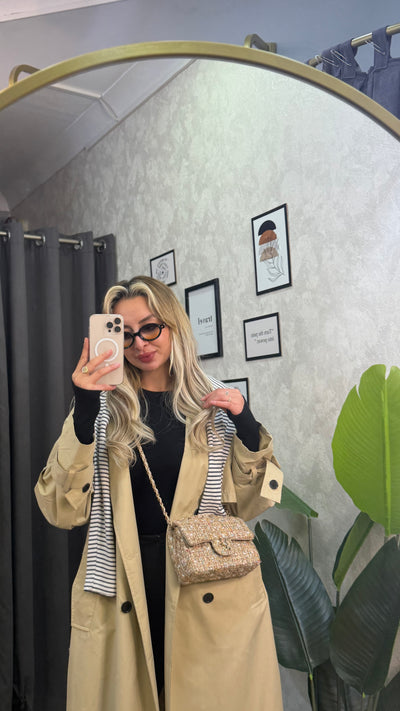 ASTARSIZ OVERSIZE TRENÇKOT