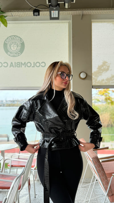 PREMIUM KROKO DERİ CEKET