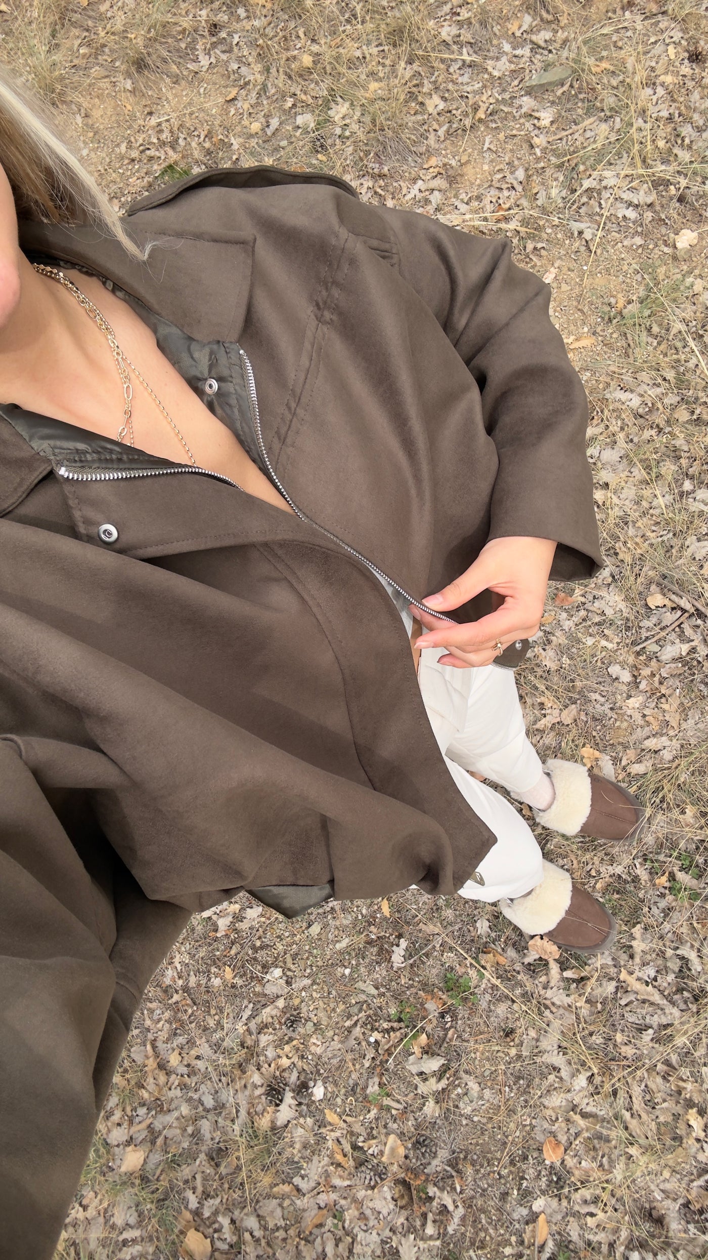 ZR VİRAL SÜET HAKİ BOMBER CEKET