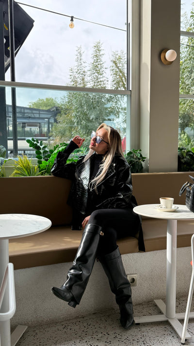 PREMIUM KROKO DERİ CEKET