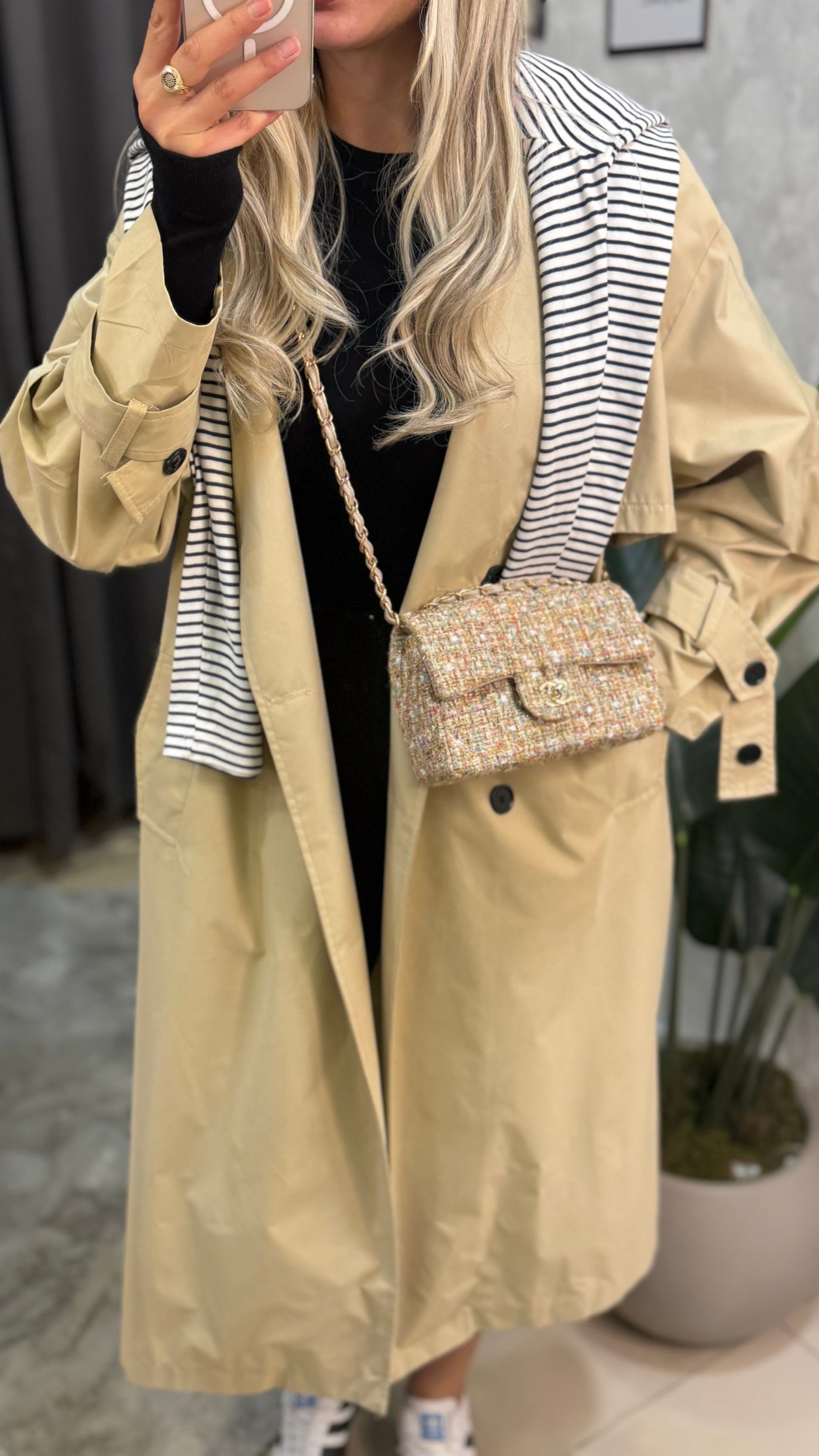 ASTARSIZ OVERSIZE TRENÇKOT