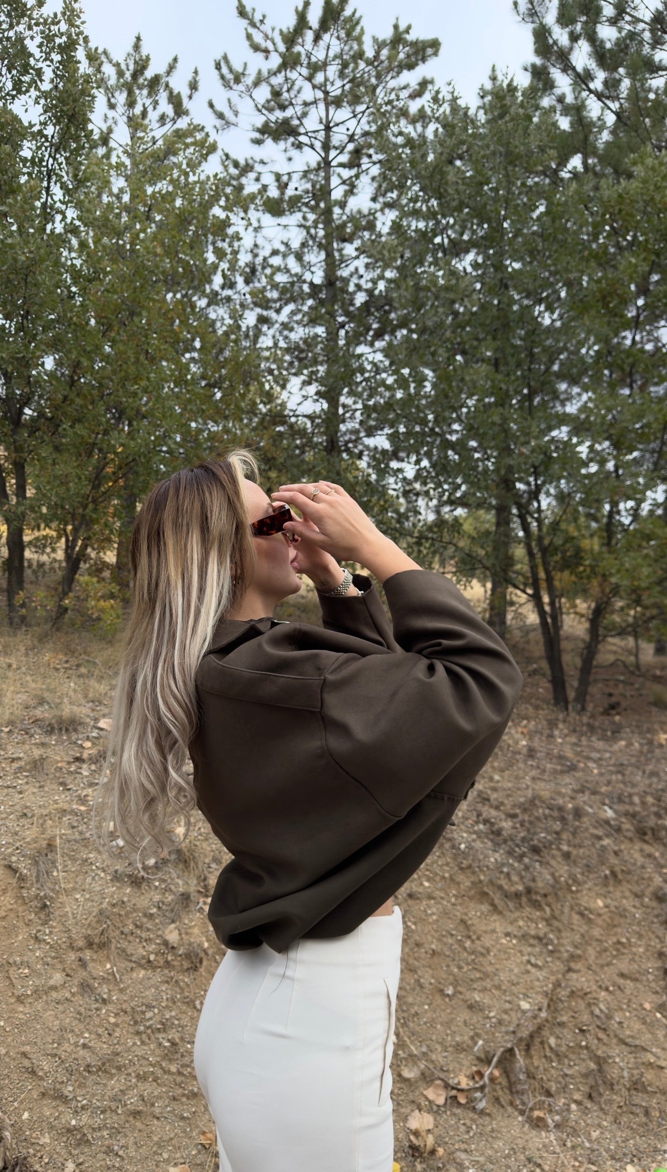 ZR VİRAL SÜET HAKİ BOMBER CEKET