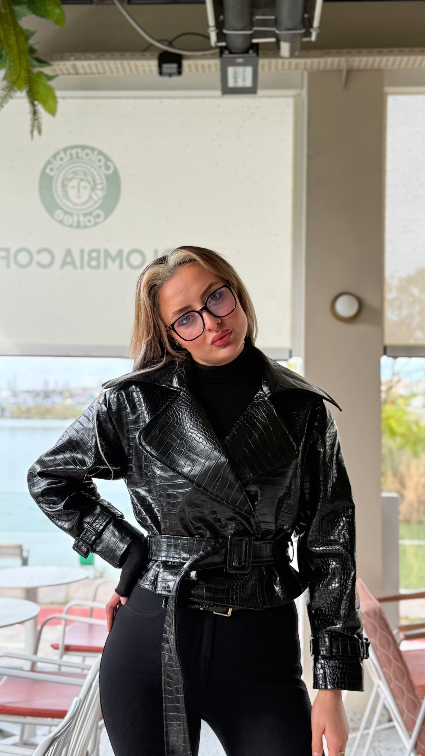 PREMIUM KROKO DERİ CEKET